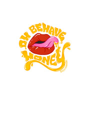 Oh Behave Honey Sticker- Soni Design